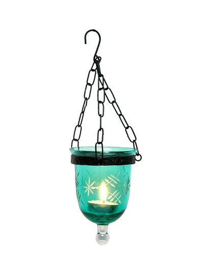 Buy Hanging Candle Lamp Light Green 10centimeter in UAE