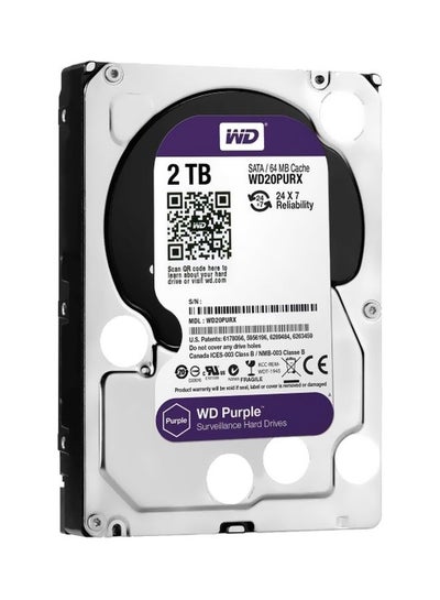 Buy Purple Surveillance 3.5-inch Internal Hard Drive Silver/Black in Saudi Arabia