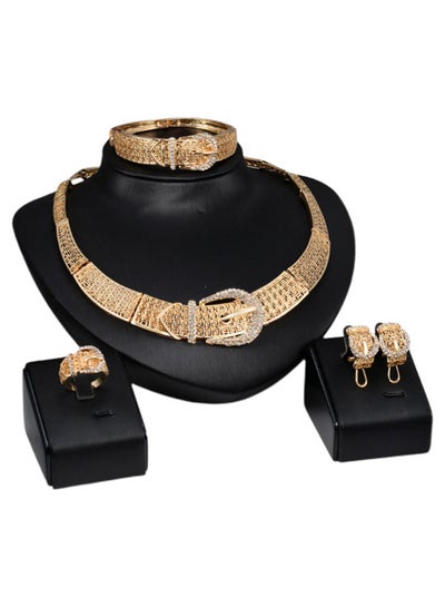 Buy 4-Piece 18 Karat Gold Plated Jewellery Set in Saudi Arabia