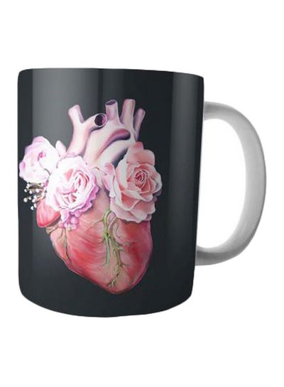 Buy Printed Coffee Mug Black/Pink Standard in Egypt