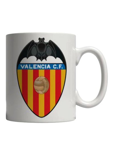 Buy Printed Ceramic Mug White/Red/Yellow in Egypt