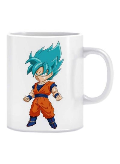 Buy Anime Cartoon Printed Coffee Mug White/Blue/Orange in Egypt