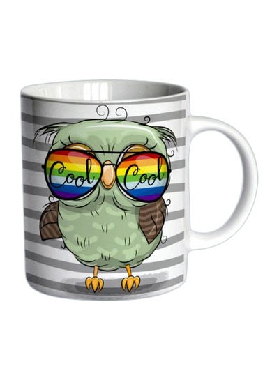 Buy Owl Printed Mug Multicolour in Egypt