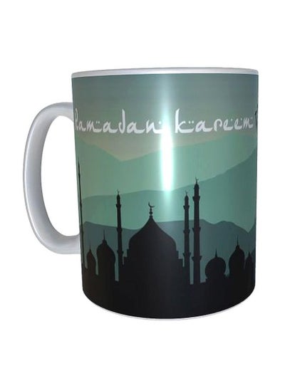 Buy Ramadan Printed Mug Black/Green/White Standard in Egypt