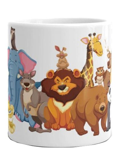 Buy Printed Porcelain Mug Multicolour in Egypt