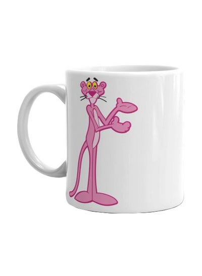 اشتري Pink Panther Printed Mug أبيض/وردي/أصفر Standard في مصر