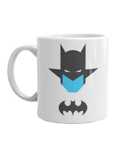 Buy Batman Printed Mug White/Black/Blue in Egypt