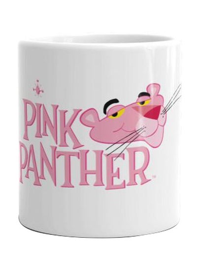 Buy Pink Panther Printed Mug White/Pink/Black in Egypt