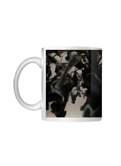 Buy Printed Ceramic Coffee Mug White/Black in Egypt