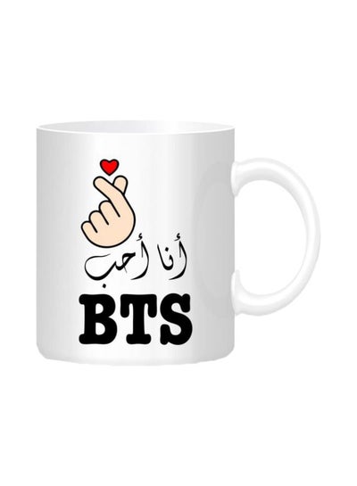 Buy BTS Printed Mug White/Black/Red Standard in UAE