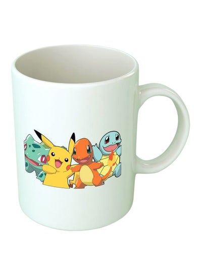 Buy Pokémon Characters Printed Mug White/Yellow/Blue in Egypt