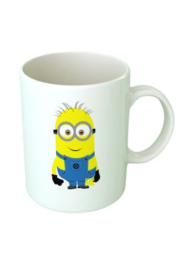 Buy Minion Printed Coffee Mug White/Blue/Yellow in Egypt