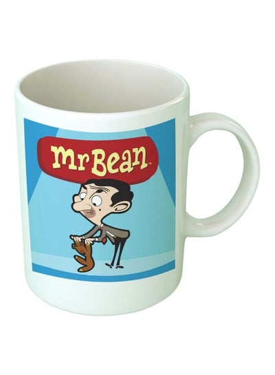 اشتري Mr Bean Printed Mug أبيض/أزرق/أحمر/أصفر في مصر