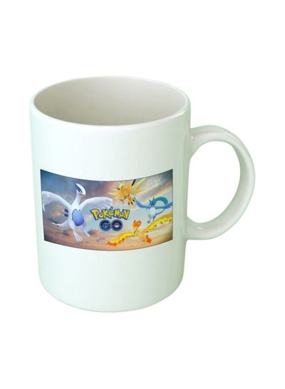 Buy Pokémon Go Printed Mug White/Blue/Yellow in Egypt