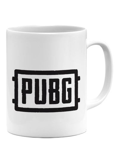 Buy PUBG Printed Coffee Mug White/Black Standard in Egypt