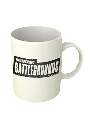 Buy PUBG Printed Coffee Mug White/Black Standard in Egypt