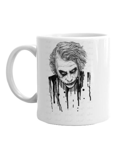 Buy Joker Printed Mug White/Black in Egypt