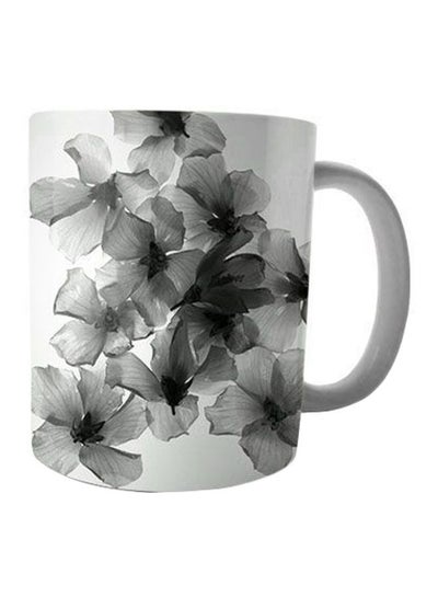 Buy Printed Ceramic Mug White/Grey/Black in Egypt