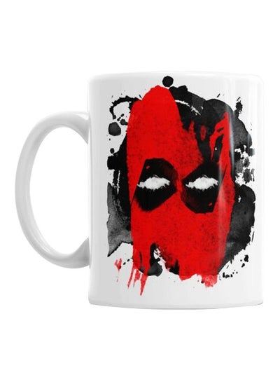 Buy Joker Face Printed Mug White/Red/Black in Egypt