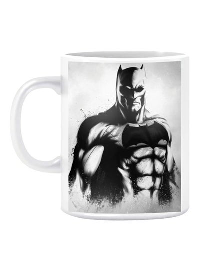 Buy Batman Printed Ceramic Mug White/Black in Egypt