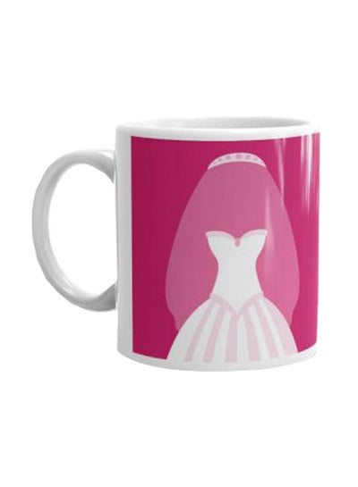 Buy The Bride To Be Printed Mug White/Pink in Egypt