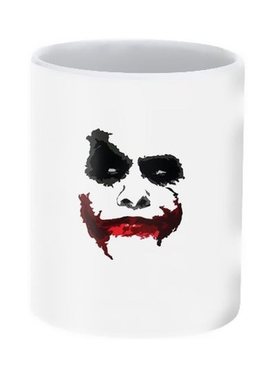 اشتري Joker Printed Ceramic Mug أبيض/أسود/أحمر في مصر