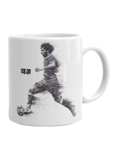 Buy Printed Ceramic Mug White/Grey in Egypt