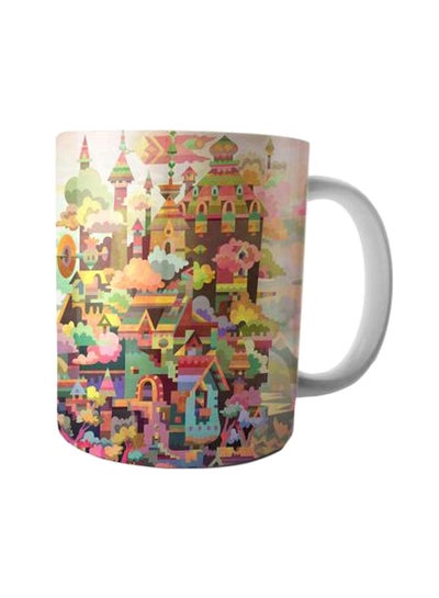 Buy Printed Ceramic Coffee Mug Multicolour Standard in Egypt