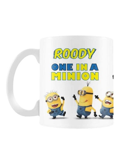 اشتري Roody One in A Minion Printed Mug أبيض/أزرق/أصفر Standard في مصر