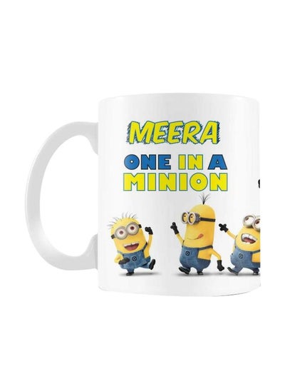 اشتري Meera One in A Minion Printed Mug أبيض/أزرق/أصفر Standard في مصر