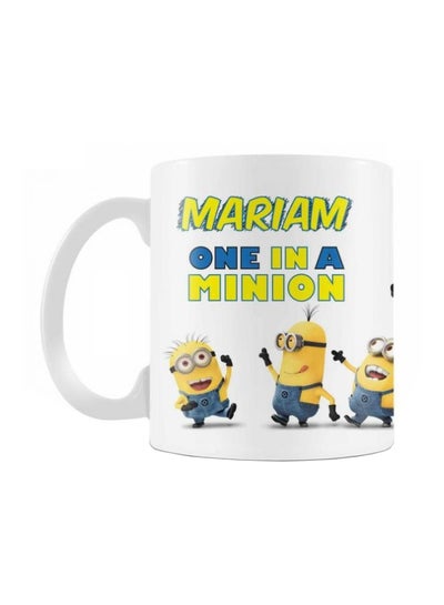 اشتري Minions Printed Mug أبيض/أصفر/أزرق Standard في مصر