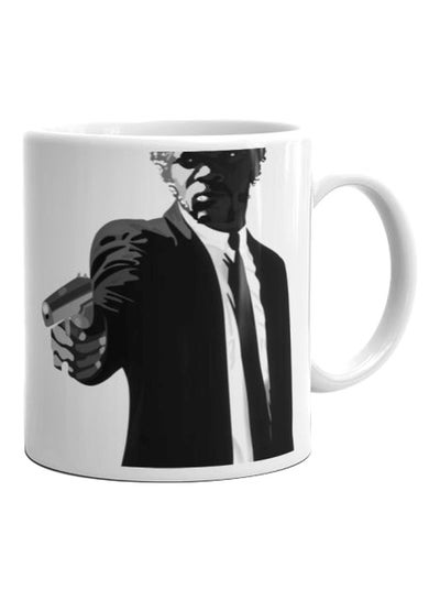 اشتري Pulp Fiction Printed Mug أبيض/أسود Standard في مصر