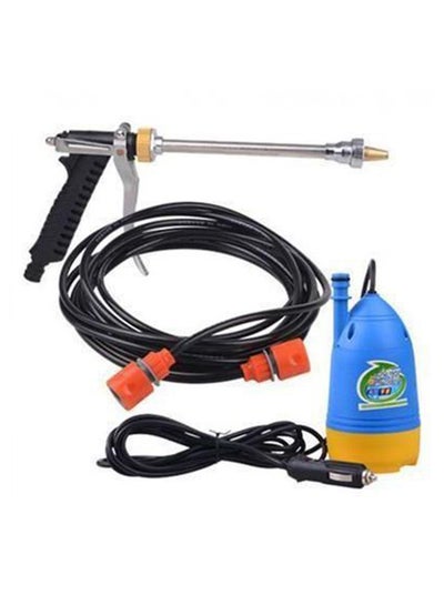 Buy Portable High Pressure 12v 80w Car Washer Washing Gun Water Pump Clean Machine in UAE