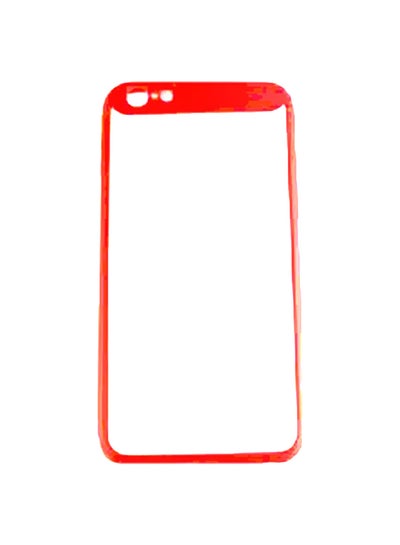 اشتري Protective Case Cover For Apple iPhone 6 Plus Red/Clear في مصر