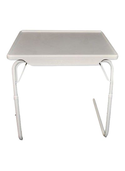 Buy 2-Piece Multipurpose Folding Table White/Grey in UAE