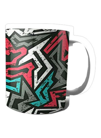 Buy Printed Ceramic Mug Multicolour in Egypt