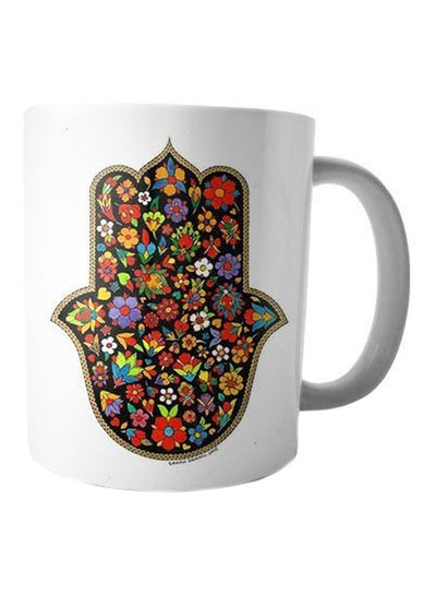 Buy Printed Coffee Mug White/Black/Red One Size in Egypt