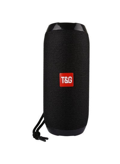 Buy TG117 Portable Bluetooth Stereo Speaker With Mic Black in UAE