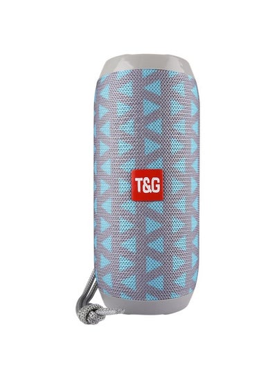 Buy TG117 Portable Bluetooth Stereo Speaker With Mic Blue in UAE