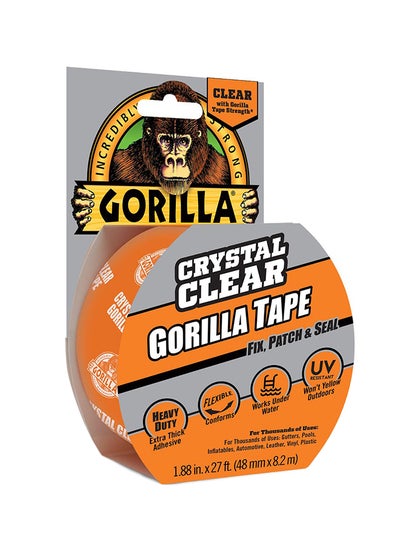 Buy Crystal Clear Repair Duct Tape 1.88inch x 27ft Clear in UAE