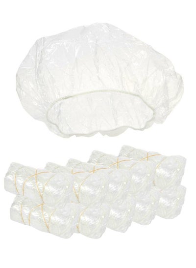 Buy 100-Piece Disposable Shower Cap Set Clear in Egypt