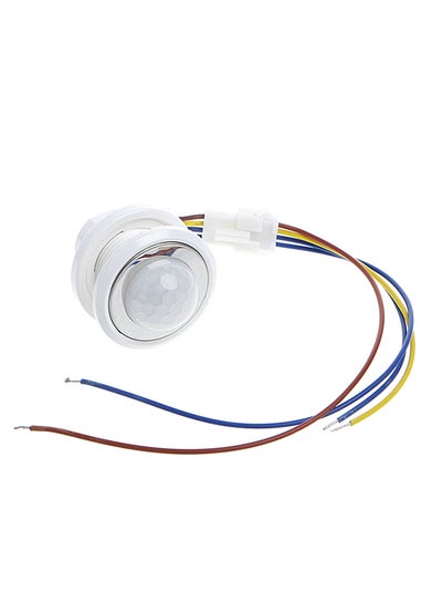 Buy LED PIR Detector Infrared Motion Sensor Switch White 20x20x15centimeter in Saudi Arabia