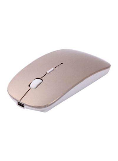 اشتري MC-008 Portable Wireless Mouse ذهب / أبيض في الامارات