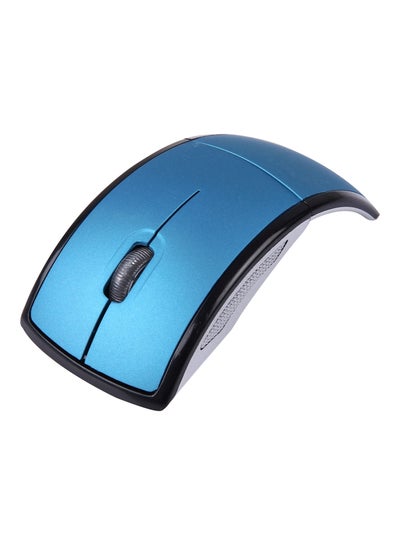 Buy Wireless Optical Mouse Blue/Silver in UAE