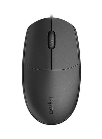 Buy N200 Wired Optical Mouse Black in UAE