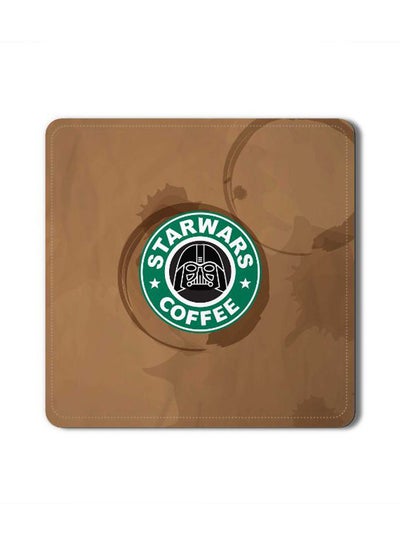 Buy 2-Piece Starwars Coffee Designer Coasters Mat Multicolour 3.8 x 3.8inch in UAE