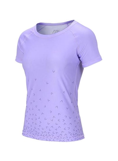 Buy DAZZLED-Women's Rashguard SS (LILAC) - M in UAE