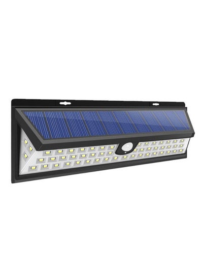 اشتري مصباح LED يعمل بالطاقة الشمسية مزود بمستشعر للحركة أسود/ أبيض في السعودية