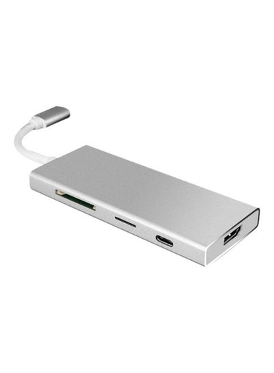 Buy Type-C To HDMI Converter Secure Digital Card Reader Silver in Saudi Arabia