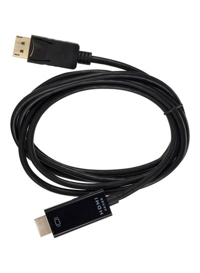 Buy Displayport To HDMI Cable Black in Saudi Arabia